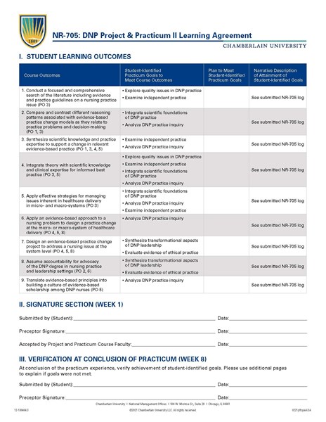 Picture of NR-705 DNP Project & Practicum II Learning Agreement (Typeable)