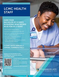 Picture of New Orleans Pre-Licensure / Post Licensure LCMC Health Staff Flyer