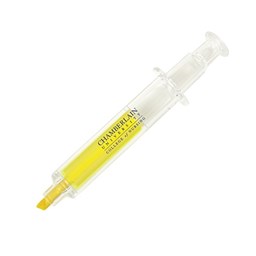 Picture of College of Nursing Syringe Highlighter - Yellow - Chicago