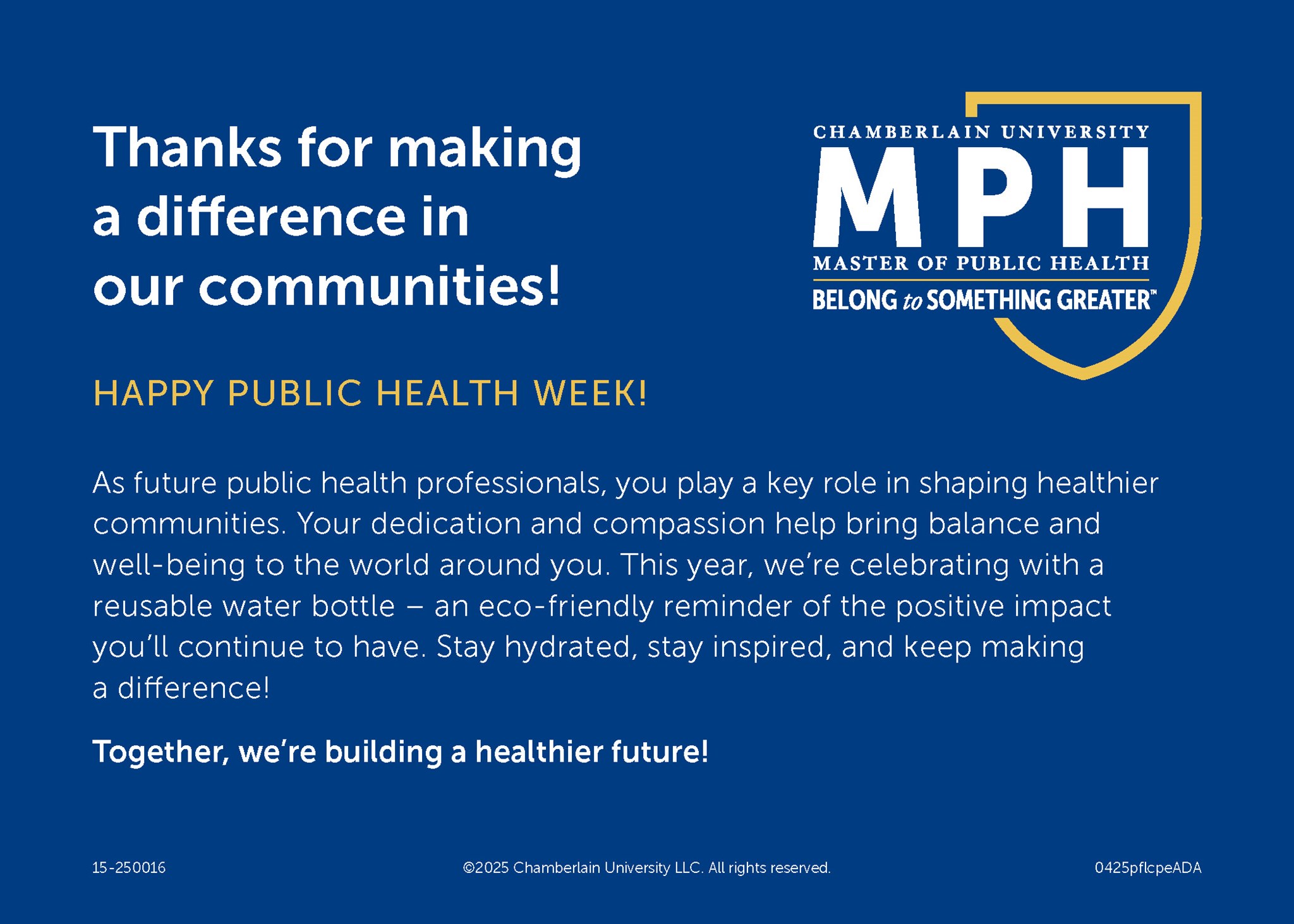 Picture of Public Health Week Insert